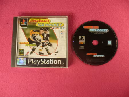 Actua Ice Hockey - PS1 Playstation 1 PAL Svensksålt