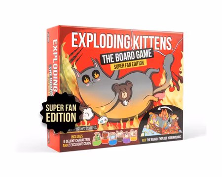 Exploding Kittens The Board Game: Super Fan Edition (ENG)