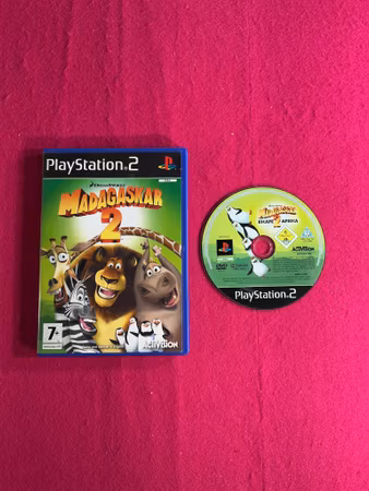 Madagaskar 2 - PS2 Playstation 2 PAL Nordisk Utgåva