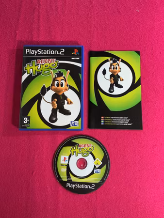 Agent Hugo - PS2 Playstation 2 PAL Nordisk Utgåva