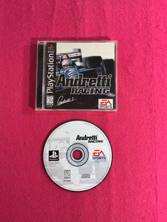 Andretti Racing - Psone Playstation 1 NTSC U/C (Amerikansk Utgåva)