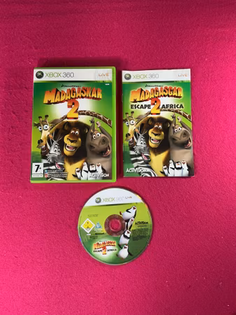 Madagaskar 2 - Xbox 360 PAL Nordisk Utgåva