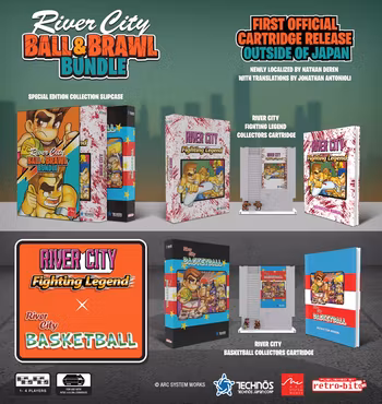 River City: Ball & Brawl Bundle (Numbered Reissue) - Nintendo NES