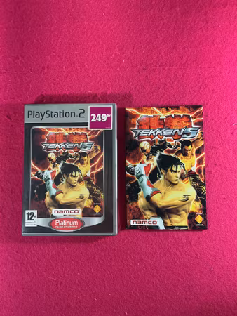 Tekken 5 (EJ SPEL) - PS2 Playstation 2 PAL Nordisk Utgåva