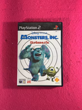 Monsters Inc. Skrämmarön (EJ SPEL) - PS2 Playstation 2 PAL Svensk Utgåva