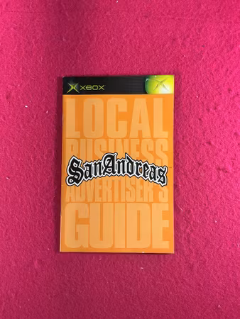 Grand Theft Auto: San Andreas (Endast Manual) - XBOX PAL