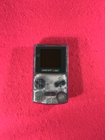 Game Boy Color Clear Purple konsol