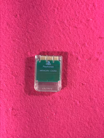 Memory Card Transparent Original - Playstation