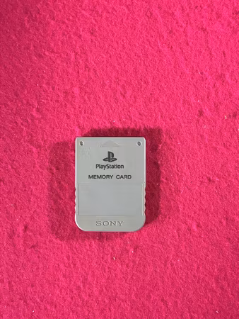 Memory Card Grå Original - Playstation (SCPH 1020)