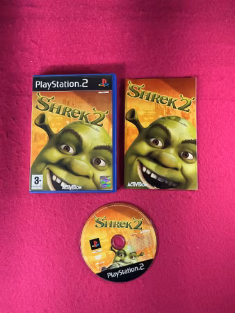 Shrek 2 - PS2 Playstation 2 PAL Svensk Utgåva
