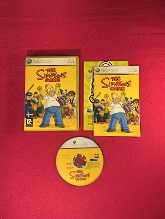 The Simpsons Game - Xbox 360 PAL Svensk utgåva