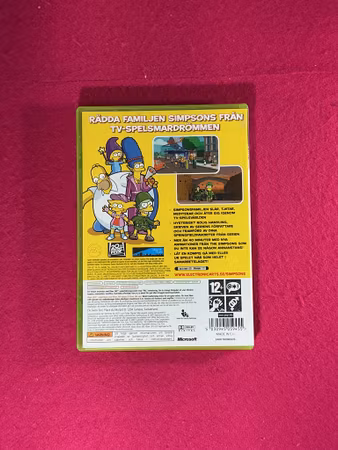 The Simpsons Game - Xbox 360 PAL Svensk utgåva