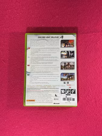 Dead or Alive 4 - Xbox 360 PAL Nordisk Utgåva