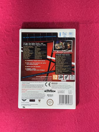 Guitar Hero: Van Halen - Nintendo Wii Nordisk Utgåva PAL