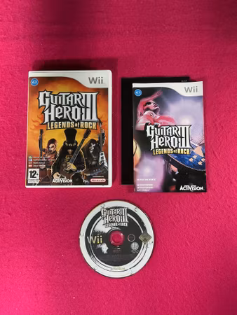 Guitar Hero 3: Legends of Rock - Nintendo Wii Nordisk Utgåva PAL
