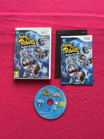 Raving Rabbids Travel in Time - Nintendo Wii PAL Nordisk Utgåva