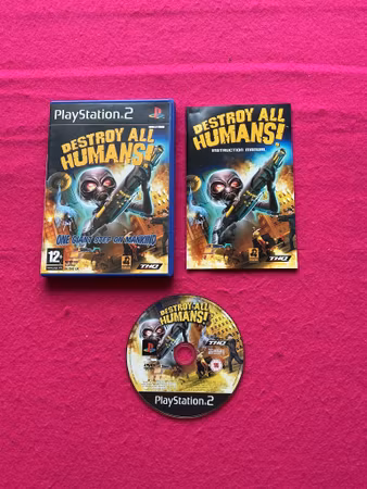Destroy All Humans! - PS2 Playstation 2 PAL Svensksålt