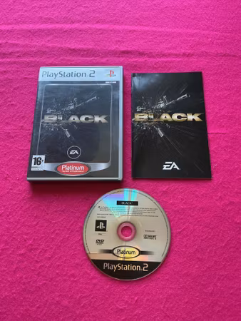 Black - PS2 Playstation 2 PAL