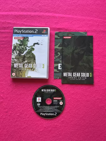 Metal gear Solid 3: Snake Eater - PS2 Playstation 2 PAL