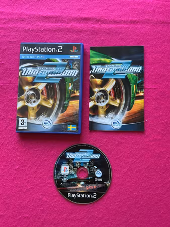 Need for Speed Underground 2 - PS2 Playstation 2 PAL Svensk Utgåva