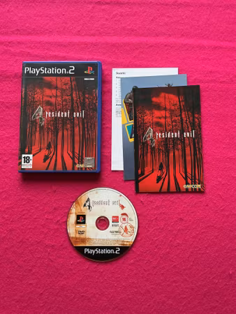 Resident Evil 4 - PS2 Playstation 2 PAL Nordisk Utgåva