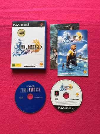 Final Fantasy X (Inkl. Bonus DVD) - PS2 Playstation 2 PAL Svensksålt
