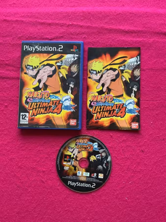 Naruto Shippuden Ultimate Ninja 4 - PS2 Playstation 2 PAL Svensksålt