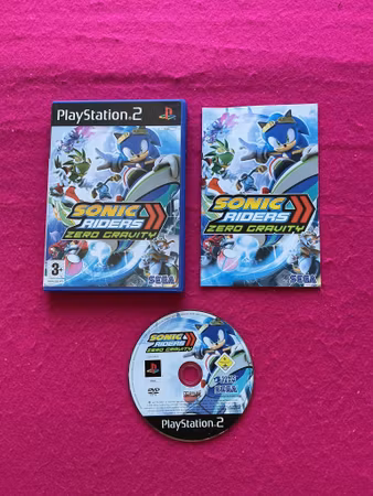 Sonic Riders: Zero Gravity - PS2 Playstation 2 PAL Svensk Utgåva