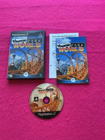 Theme Park World - PS2 Playstation 2 PAL Nordisk Utgåva