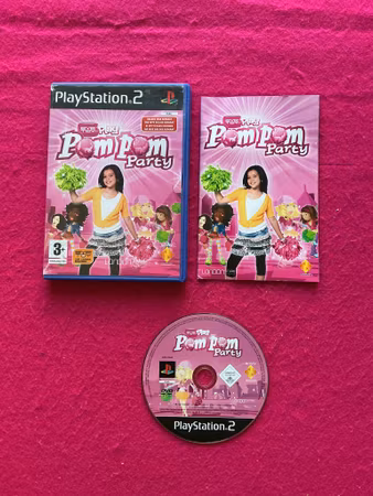 Eyetoy Play: PomPom Party - PS2 Playstation 2 PAL Nordisk Utgåva