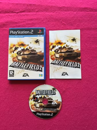 Battlefield 2 - PS2 Playstation 2 PAL Svensk Utgåva