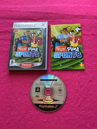 EyeToy: Play Sports - PS2 Playstation 2 PAL Nordisk Utgåva