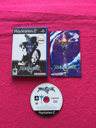 Soulcalibur 2 - PS2 Playstation 2 PAL Svensk utgåva