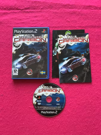 Need for Speed Carbon - PS2 Playstation 2 PAL Svensk Utgåva