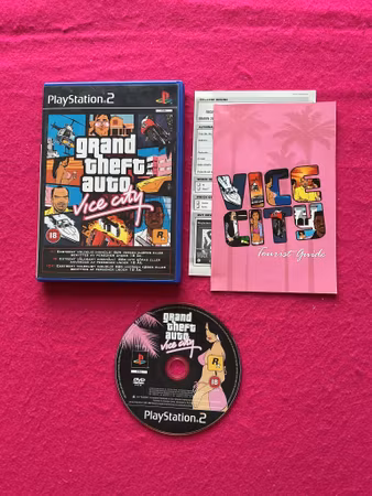 Grand Theft Auto: Vice City - PS2 Playstation 2 PAL Nordisk Utgåva