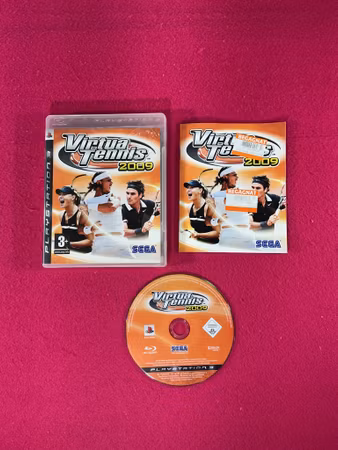 Virtua Tennis 2009 - PS3 Playstation 3 Nordisk Utgåva