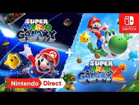 Super Mario Galaxy + Super Mario Galaxy 2 (UK4 / Bergsala) - Nintendo Switch