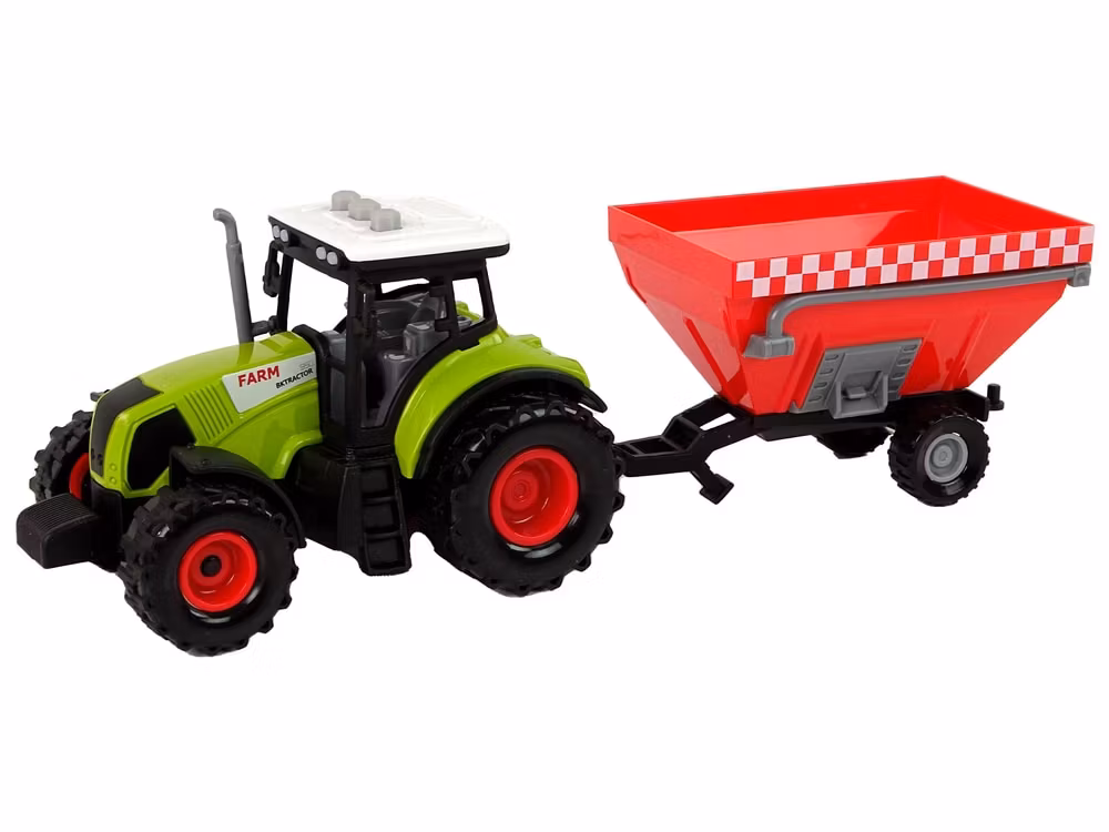 Traktor med lastvagn