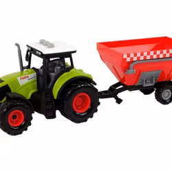 Traktor med lastvagn