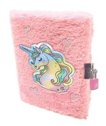 Anteckningsbok med lås unicorn