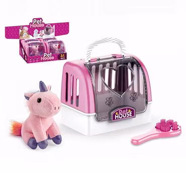 Enhörning i transportbur