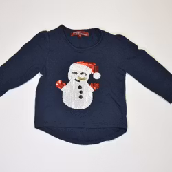 Långärmad tröja, storlek 74