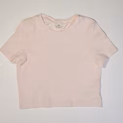 Ribbad crop top, storlek 146/152