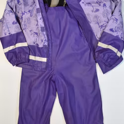 Fodrad regnjacka & byxa, Storlek 122/128