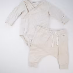 Klädset omlott body + byxor, storlek 56