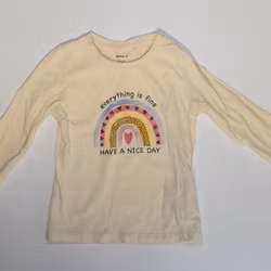 Långärmad tröja, storlek 92