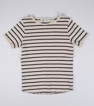 Ribbad T-shirt , storlek 110/116