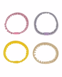 Kknekki thin hair ties 4pcs style