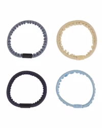 Kknekki thin hair ties 4pcs style