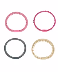 Kknekki thin hair ties 4pcs style